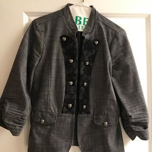 3/4 sleeve blazer